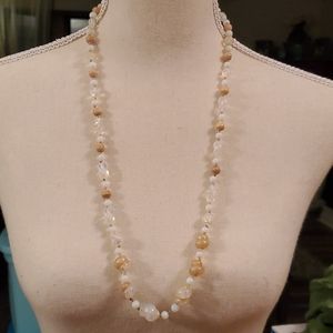 Vintage glass bead necklace